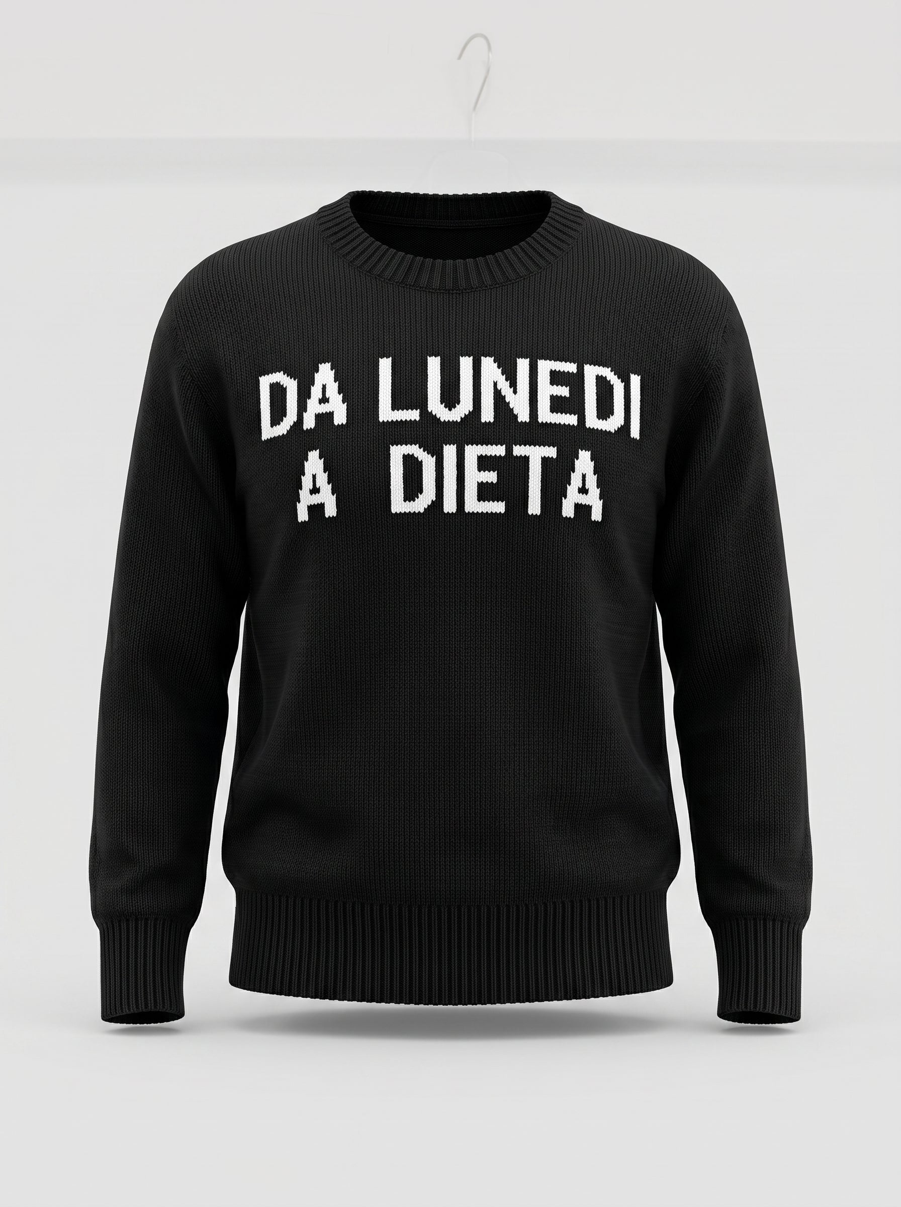 Maglione “Da Lunedì a Dieta”