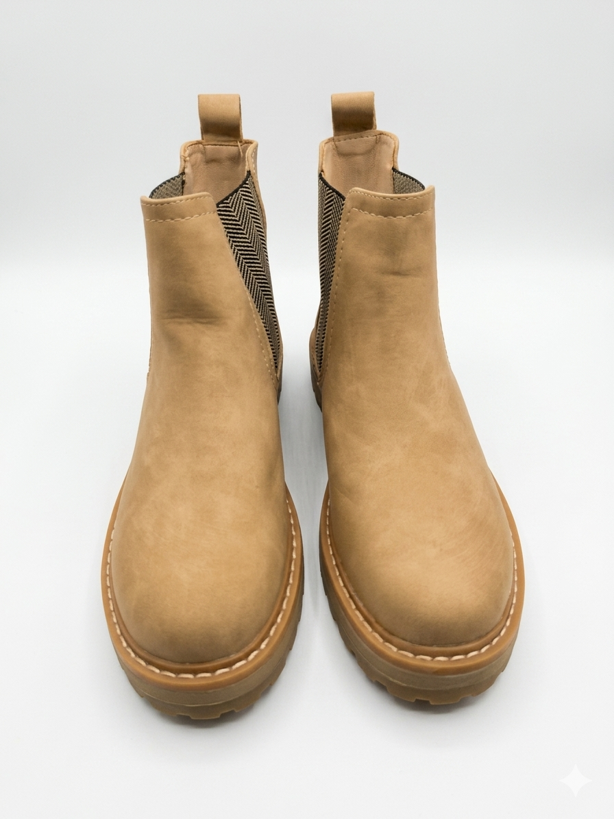 Stivaletti Chelsea Beige