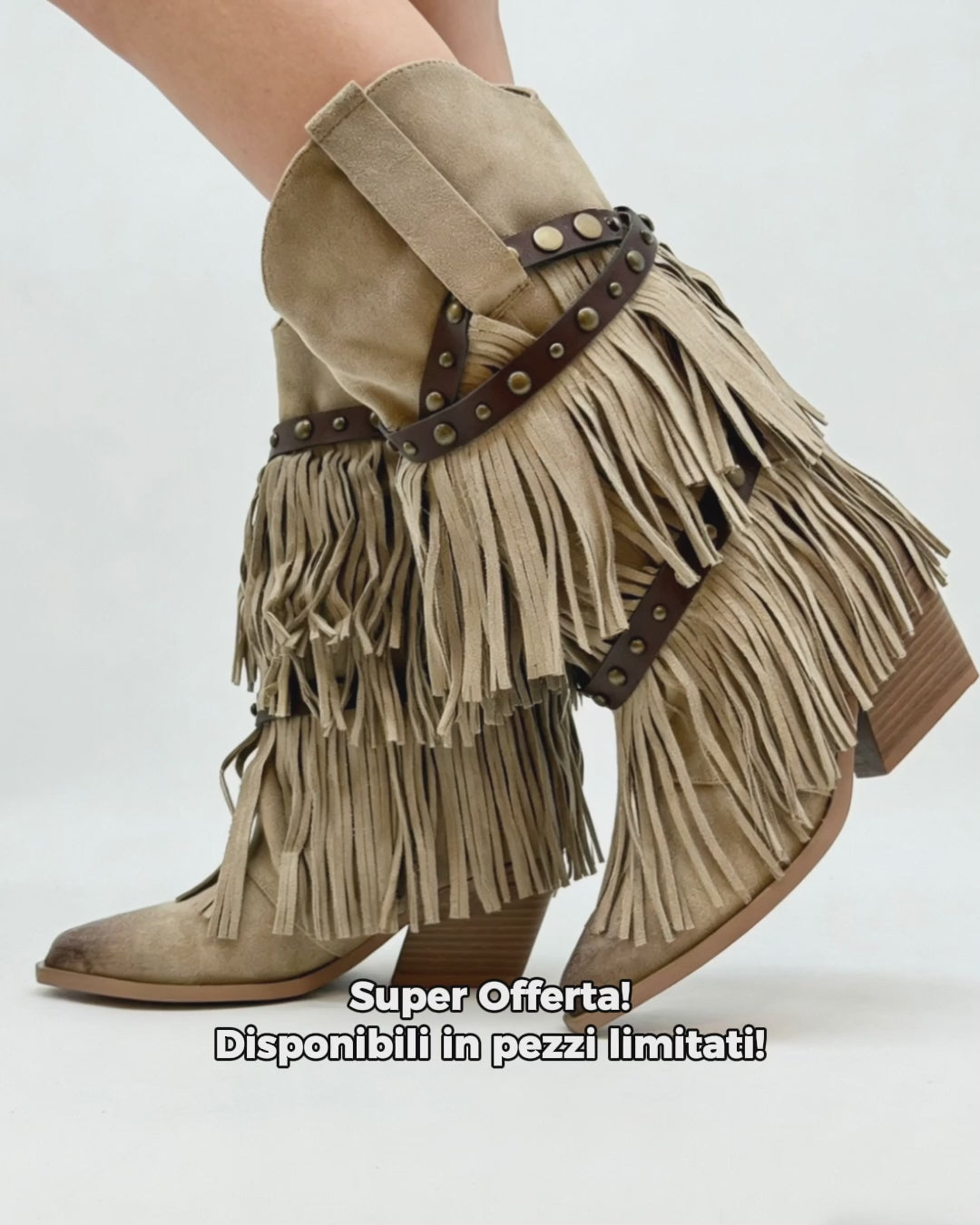 Stivali Country Chic con Frange