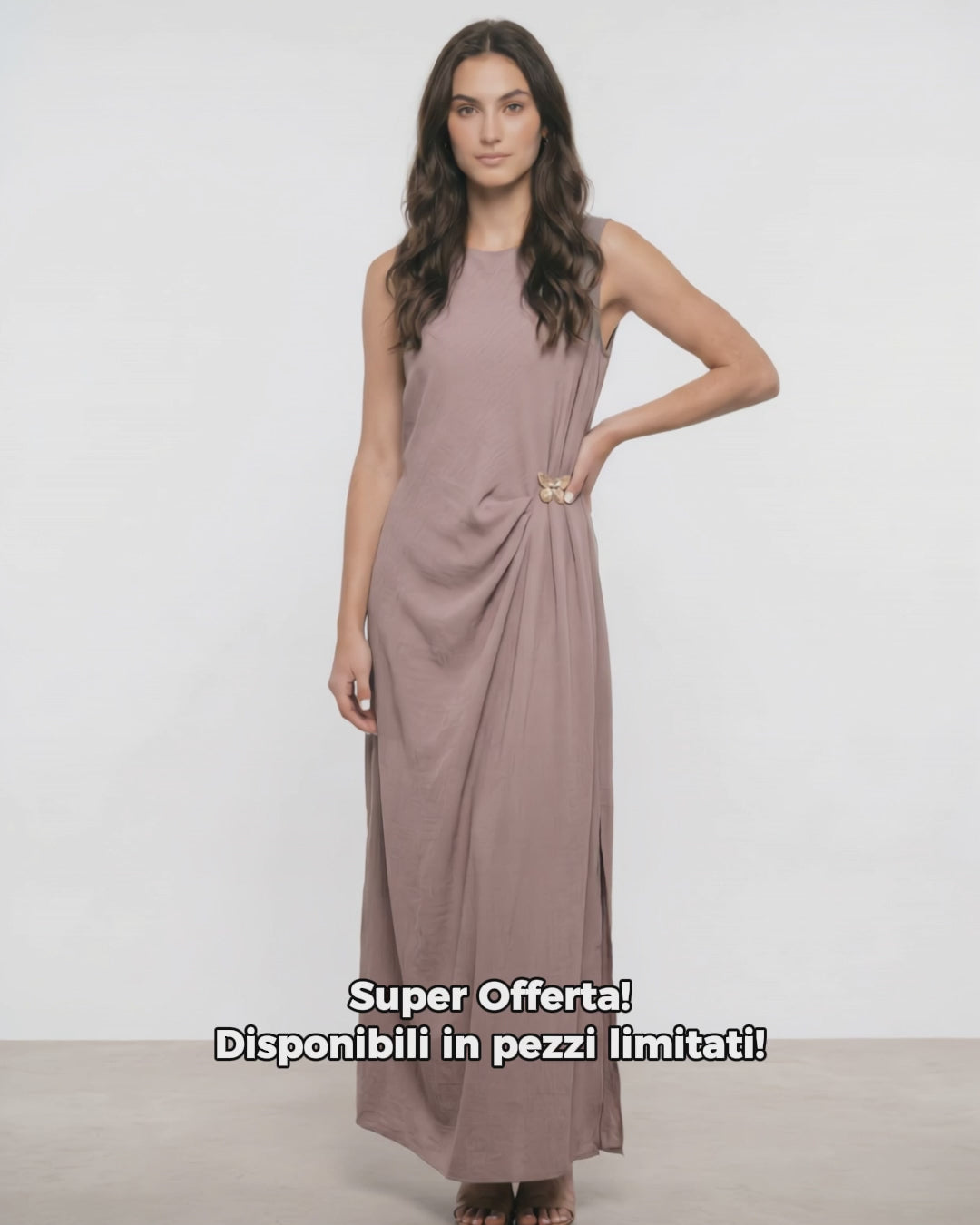 Vestito Elegante con Spacco