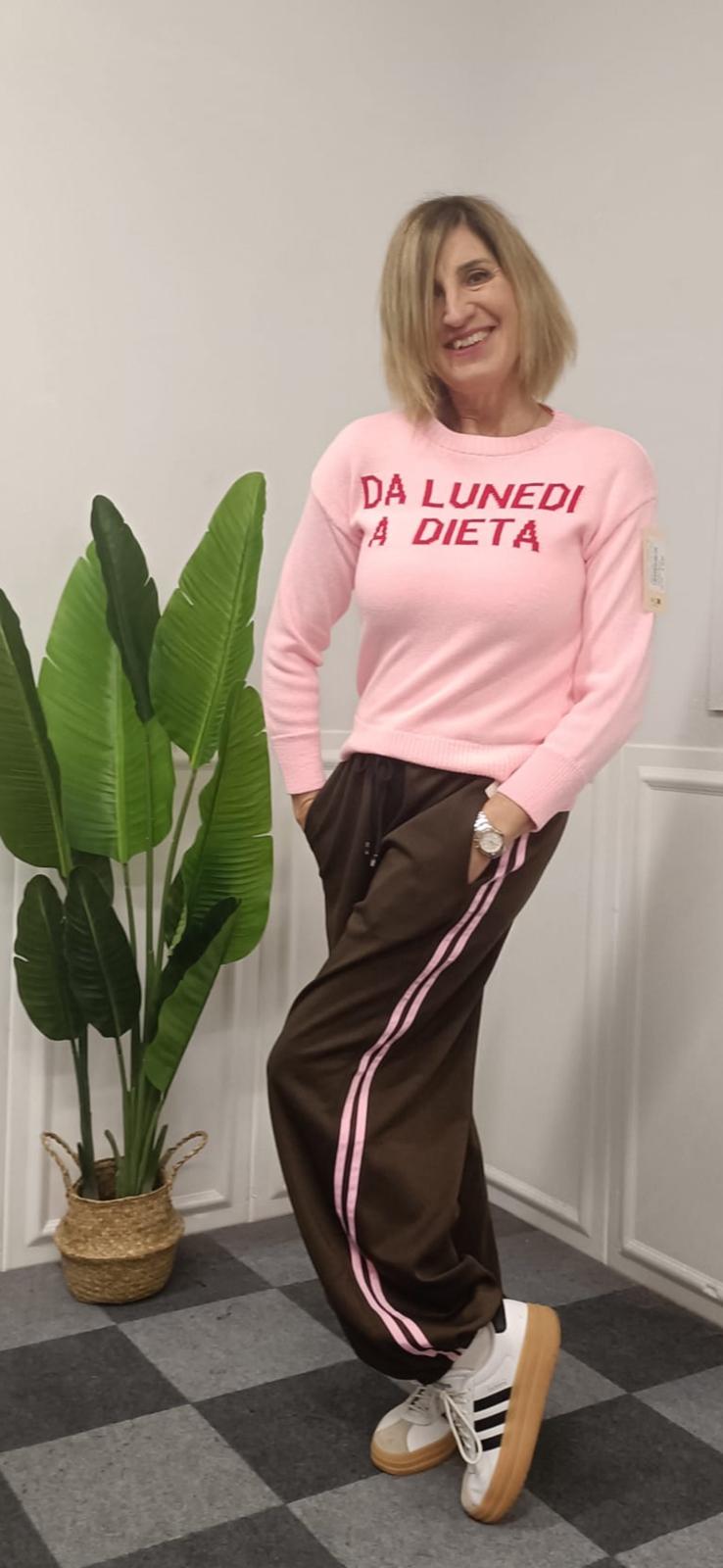 Maglione “Da Lunedì a Dieta”